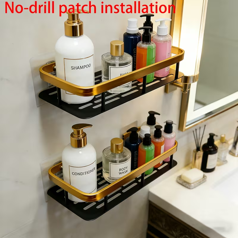 Digapret Wall-Mounted Bathroom Storage Shelf