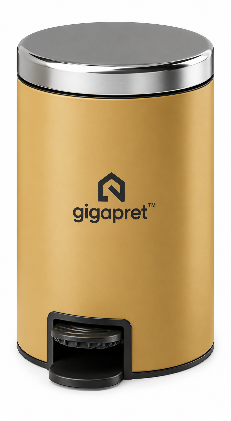 Digapret Gold Pedal Waste Bin
