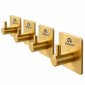 Digapret 4-Piece Wall-Mounted Bathroom Hook Set