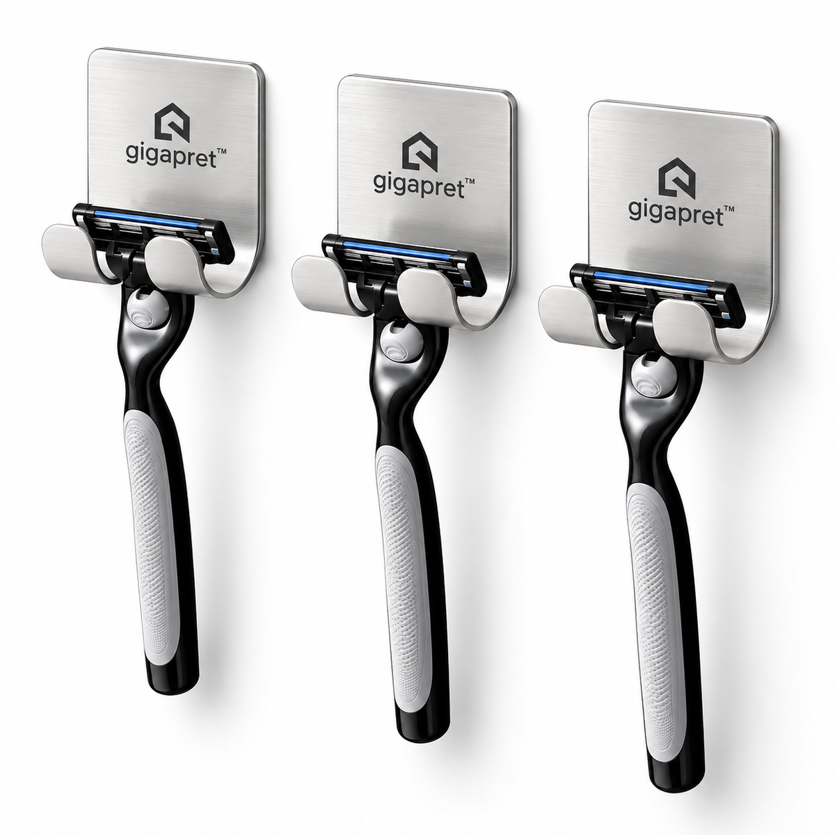 Digapret Wall-Mounted Razor Holder Set